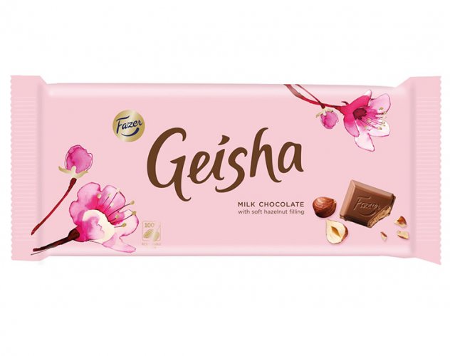 Suklaalevy Fazer Geisha 121g, hinta 4,98€