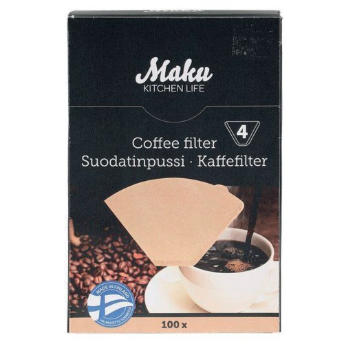 Suodatinpussi Maku 1/4 ruskea 100kpl, hinta 2,05€