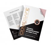 Suojatarra Office Kit CovidSafe ruusukulta