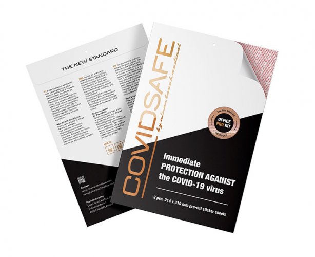 Suojatarra Office Pro Kit CovidSafe ruusukulta, hinta 48,05€