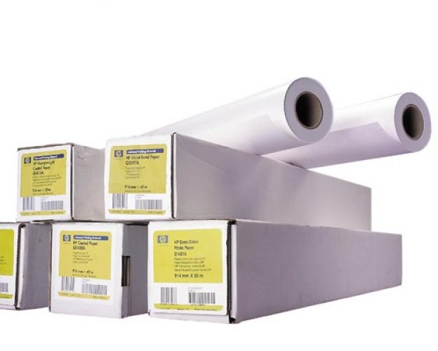 Suurtulostusrulla HP C6020B päällystetty 90G 914 mm x 46 m, hinta 98,64€