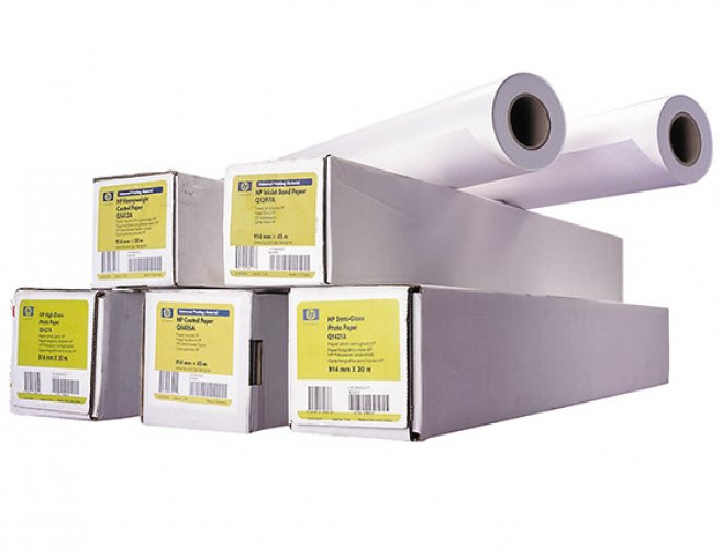 Suurtulostusrulla HP Q1396a vedospaperi 80G 61 cm x 45,7 m, hinta 29,74€