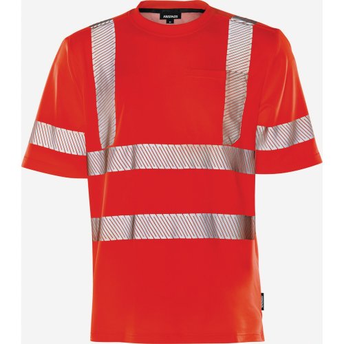 T-paita Fristads 7407 high vis punainen/ musta lk2 4xl, hinta 84,80€