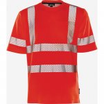 T-paita Fristads 7407 high vis punainen/ musta lk2 m