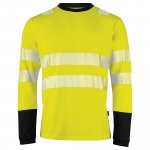 T-paita Projob 6014 high vis pitkähihainen lk3 keltainen l