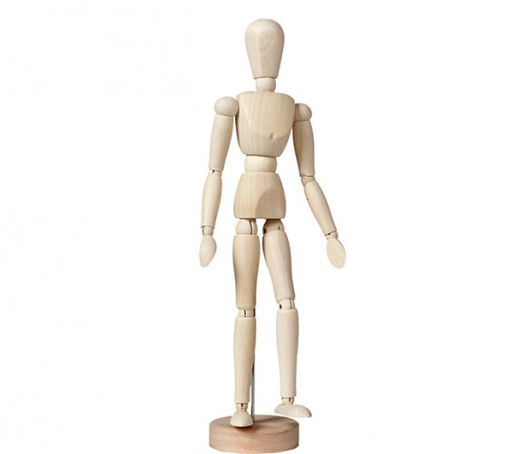 Taiteilijan Mallinukke 30 cm, hinta 13,65€