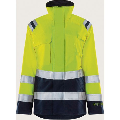 Takki Fristads 4275 flamestat high vis naisten lk3 keltainen/sininen xxl, hinta 409€