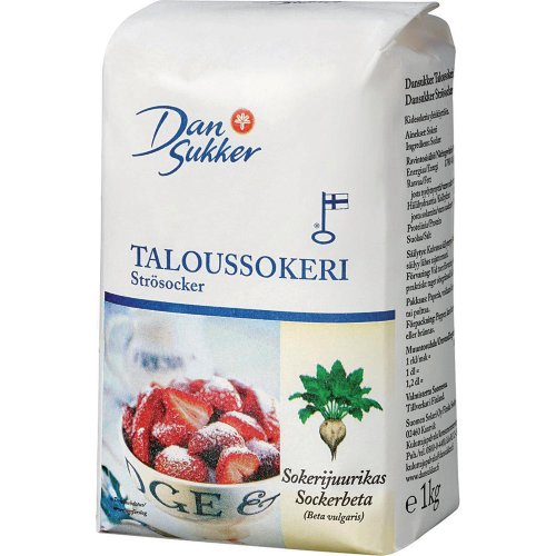 Taloussokeri Dansukker 1kg, hinta 4,16€