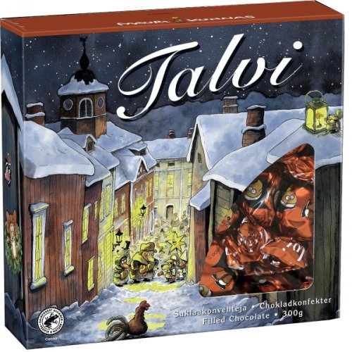 Talvikonvehti suklaarasia 300 g, hinta 8,26€