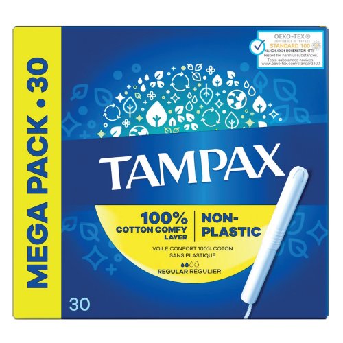 Tamponi Tampax regular 30kpl, hinta 9,77€