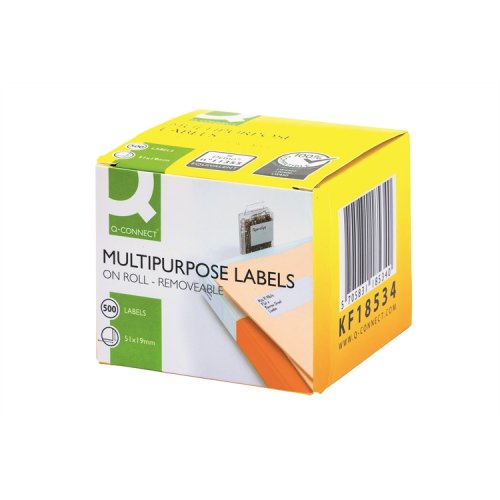 Tarra irrotettava Q-CONNECT / DYMO LabelWriter 51x19mm /500, hinta 2,61€