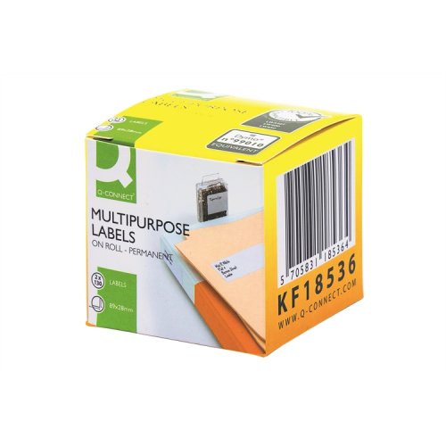 Tarra Q-CONNECT / DYMO LabelWriter 89 x 28 mm /260, hinta 2,11€