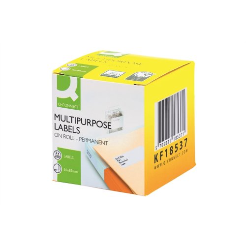 Tarra Q-CONNECT / DYMO LabelWriter 89 x 36 mm /520, hinta 4,86€