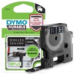 Tarrakasetti DYMO Durable D1 12 mm musta/valkoinen