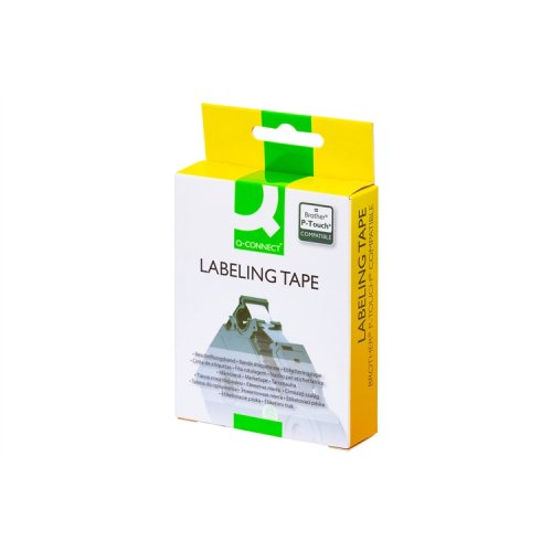 Tarrakasetti Q-CONNECT Brother TZe141 18 mm kirkas/musta, hinta 5,44€