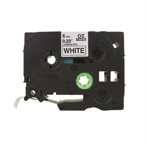 Tarrakasetti Q-CONNECT Brother TZe211 6 mm valkoinen/musta, hinta 2,11€