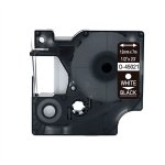 Tarrakasetti Q-CONNECT DYMO D1 45021 12 mm musta/valkoinen