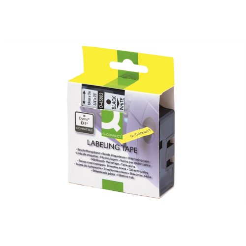 Tarrakasetti Q-CONNECT DYMO D1 45803 19 mm valkoinen/musta, hinta 4,84€