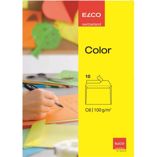 Tarrakuori ELCO Color C6 ST keltainen /10, hinta 1,18€