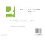 Tarrakuori Q-CONNECT C5 80G valkoinen /25