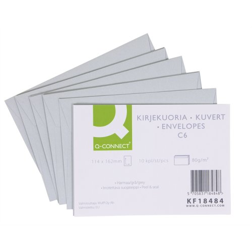 Tarrakuori Q-CONNECT C6 harmaa /10, hinta 1,22€