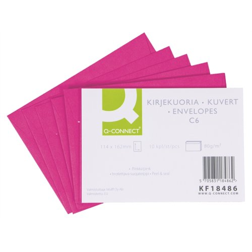 Tarrakuori Q-CONNECT C6 pinkki /10, hinta 1,21€