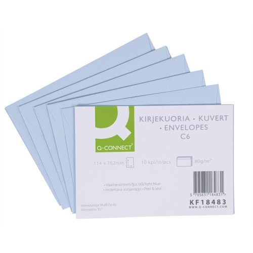 Tarrakuori Q-CONNECT C6 vaaleansininen /10, hinta 1,75€