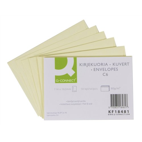 Tarrakuori Q-CONNECT C6 vanilja /10, hinta 1,75€