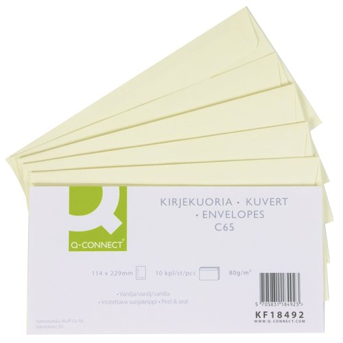 Tarrakuori Q-CONNECT C65 vanilja /10, hinta 3,66€