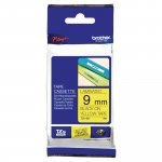 Tarranauha Brother tze-621 9mm musta/keltainen
