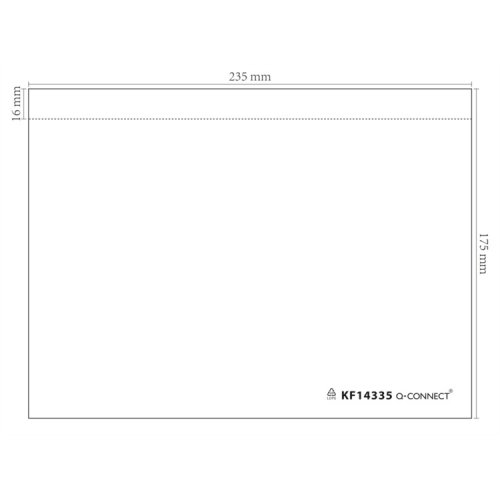 Tarrapussi Q-CONNECT ei painatusta C5 /1000, hinta 46,26€