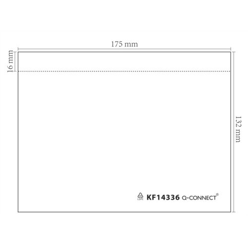 Tarrapussi Q-CONNECT ei painatusta C6 /1000, hinta 27,68€