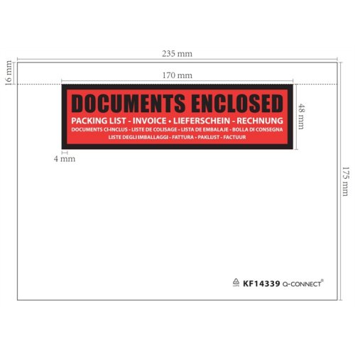 Tarrapussi Q-CONNECT lähetysluettelo C5 /1000, hinta 47,03€