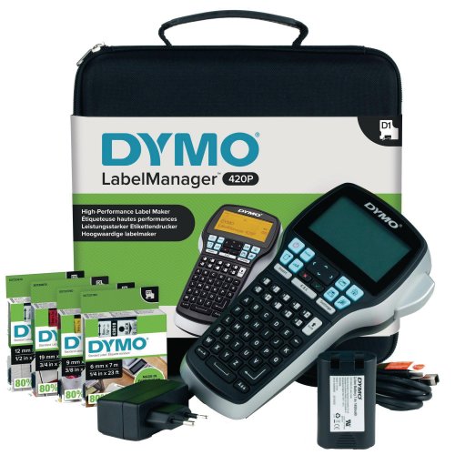 Tarratulostin Dymo labelmanager™ 420p + 4 teippirullaa valuepack, hinta 226,99€