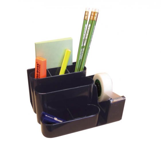 Tarviketeline Arron 7-lokeroinen musta, hinta 2,15€