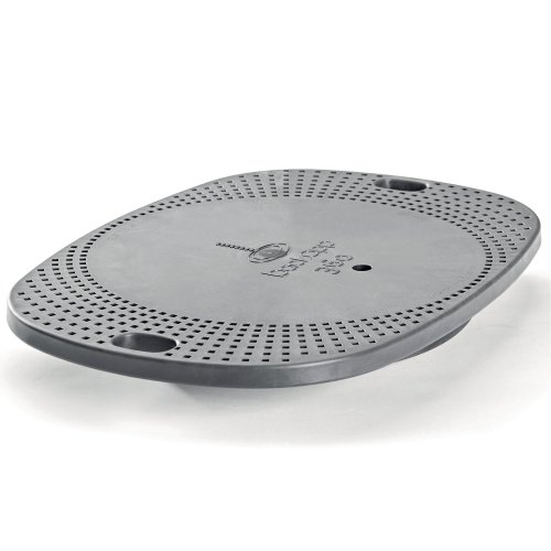 Tasapainolauta Back App 360 on ergonominen lauta työpisteeseen, hyvä aktivointilauta eli aktivointialusta Back App harmaa sopii hyvin sähköpöytäkäyttöön, paras ergonomia ja hyvät tasapainolaudat / aktivointilaudat edullinen hinta tasapainolaudoissa