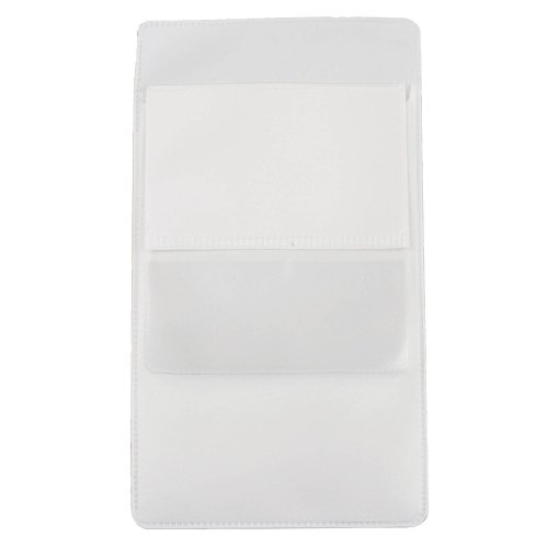 Tasku Kynä rintaun valkoinen + nimikortille 83 x 150mm kirkas, hinta 1,01€