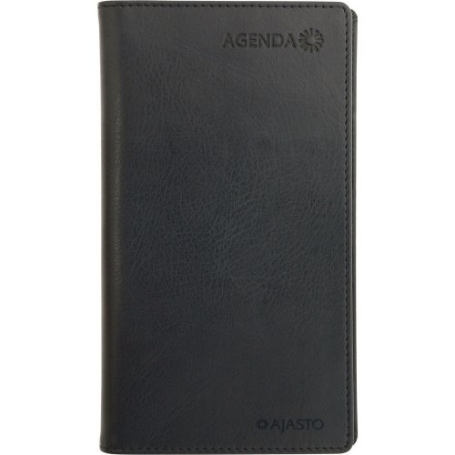 Taskukalenteri 2026 Ajasto agenda musta 85 x 162mm, hinta 11,15€