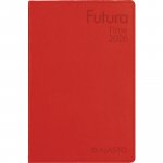 Taskukalenteri 2026 Ajasto futura time punainen 82 x 128mm