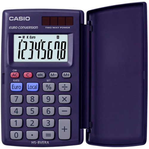 Taskulaskin Casio HS-8VERA, hinta 7,32€