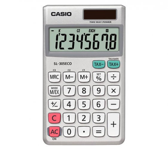 Taskulaskin Casio SL-305ECO, hinta 10,15€