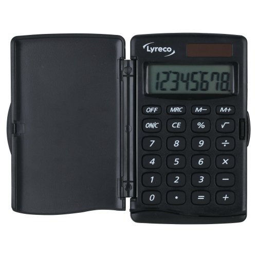 3343378 Taskulaskin Lyreco Nomad on yksinkertainen ja kestävä edullinen laskin pieneen laskentaan. Taskulaskimen näyttö on 8 numeroinen ja se on automaattisesti sammuva. Katso myös muita taskulaskimia verkkokaupastamme.