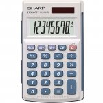 Taskulaskin Sharp EL243S taskulaskimessa 8 numeron näyttö kätevä ja edullinen taskulaskin työhön