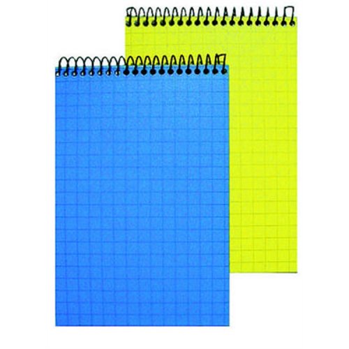 Taskulehtiö Paperipiste muovikansi A6/50 sininen/keltainen, hinta 1,91€