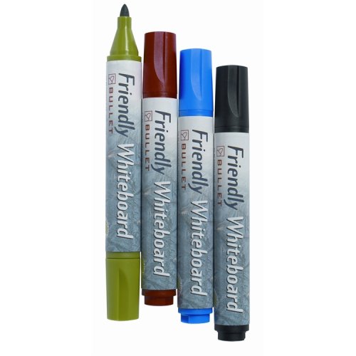 Taulutussi Ballograf Friendly Whiteboard pyöreä värit /4, hinta 6,06€