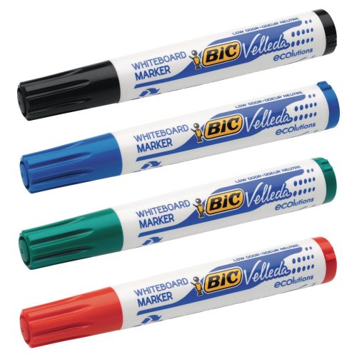 Taulutussi Bic velleda 1701 pyöreä 2,5mm värilajitelma 4kpl, hinta 5,77€