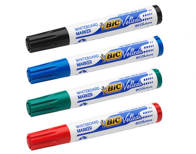 Taulutussi Bic Velleda 1701 värilajitelma 4 kpl, hinta 5,43€
