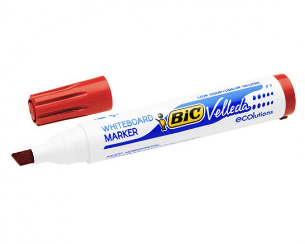 Taulutussi Bic Velleda 1751 punainen, hinta 1,34€