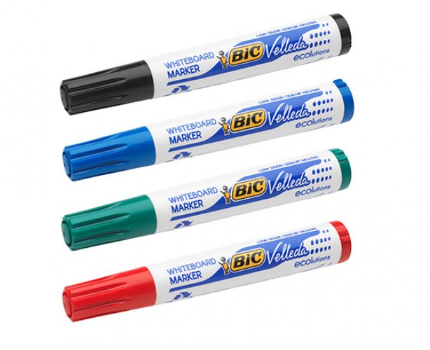 Taulutussi Bic Velleda 1751 värilajitelma 4 kpl, hinta 5,37€
