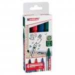 Taulutussi Edding 360 1,5-3mm pyöreä, värivalikoima 4kpl